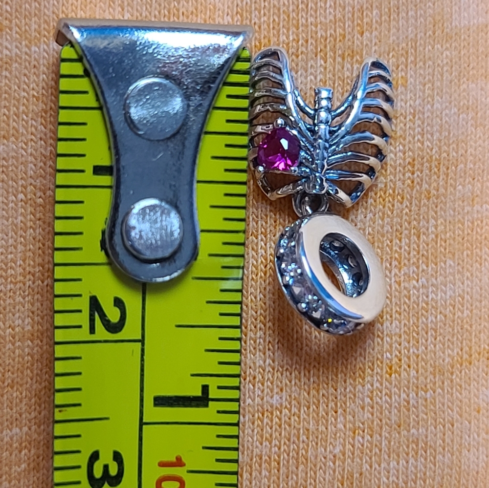 925 Sterling Silver Beating Heart Chest Skelton - Picture 9 of 10